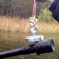 поисковый магнит поднял гранату