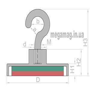 магнит с крючком схема